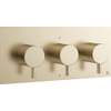 Crosswater MPRO inbouw thermostatisch douchekraan horizontaal 2 stopkranen geborsteld messing (goud) SW209260