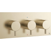 Crosswater MPRO inbouw thermostatisch douchekraan horizontaal 2 stopkranen geborsteld messing (goud) SW209260