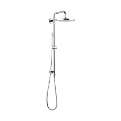 Crosswater regendouche 25cm zonder kraan met handdouche en glijstang 75cm chroom