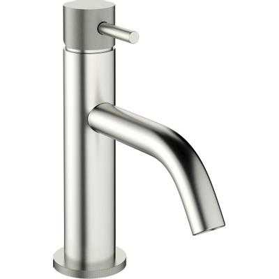 Crosswater MPRO Wastafelkraan - geribbeld - RVS geborsteld SHOWROOMMODEL