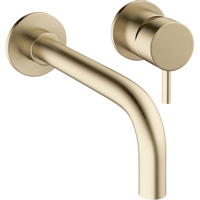 Crosswater MPRO Wastafelkraan - inbouw - 2gats - geborsteld messing OUTLETSTORE