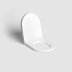 Clou Hammock toiletzitting met deksel 36.8x43.3x5cm softclose ABS glanzend wit SW106250