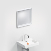 Clou Look at Me spiegel 50x50cm omlijsting Wit mat OUTLETSTORE STORE32139