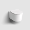 Clou InBe 1 wandtoilet met toiletzitting versie 48 cm mat wit SW993251