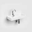 Clou Mini Wash Me fontein 56x24cm links mineraalsteen Wit SW9378