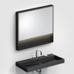 Clou Look at Me Spiegel - 80x90x8cm - LED verlichting - mat zwart SW417064