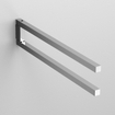 Clou Quadria handdoekhouder 35.7cm zwembaar dubbel chroom SW9770