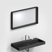 Clou Look at Me Spiegel - 90x50x8cm - rechthoek - mat zwart SW417043