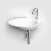 Clou First fonteinkom 38.8x24.6cm kraangat rechts Keramiek Wit SW9266