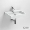 Clou Wash Me wastafel 50x42cm zonder plug Keramiek Wit SW9235