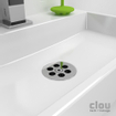 Clou Wash Me plug voor siliconen waterstop rvs Chroom SW9451