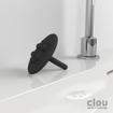 Clou Wash Me waterstop siliconen silicone Zwart SW9446