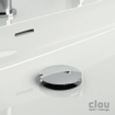 Clou Pollux plug met afdekkap niet afsluitbaar rvs Chroom SW9444