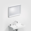 Clou Look at Me Spiegel - 70x50x8cm - rechthoek - mat wit SW417037