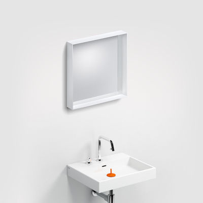 Clou Look at Me spiegel 50x50cm omlijsting Wit mat OUTLETSTORE