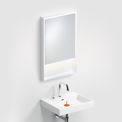 Clou Look at Me Spiegel - 50x80x8cm - LED verlichting - mat wit