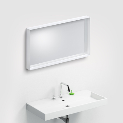 Clou Look at Me spiegel 90x50cm omlijsting Wit mat