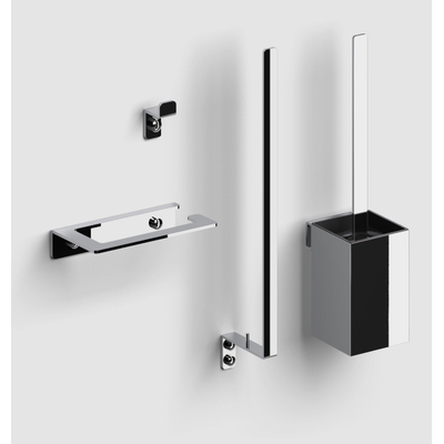 Clou Fold toilet accessoireset chroom