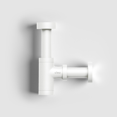 Clou Mini Suk fonteinsifon 3.8x29cm Wit mat