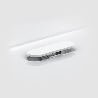 Clou Flush afvoerplug en sifon aansluiting wit mat