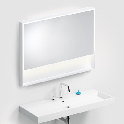 Clou Look at Me Spiegel - 110x80x8cm - LED verlichting - mat wit
