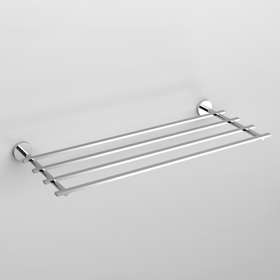 Clou Flat handdoekrek 60cm dubbel Chroom