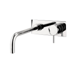 Crosswater Kai Lever inbouw wastafelkraan op plaat met inbouwdeel chroom SW84110