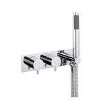 Crosswater Kai Lever inbouw douchekraan thermostatisch 3 control liggend chroom SW24514