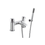 Crosswater Kai Lever staande badkraan 2 gats met handdoucheset chroom SW24526