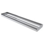 Haceka Aline Handdoekhouder dubbel 60cm Aluminium Gepolijst Aluminium SW211023