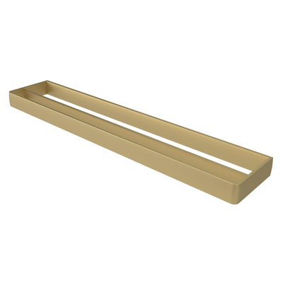 Haceka Aline Handdoekhouder dubbel 60cm Aluminium Geborsteld Goud OUTLETSTORE