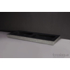 Forzalaqua Palermo Doppio wastafel 140.5x51.5x9cm Rechthoek 2 kraangaten 2 wasbakken Natuursteen Hardsteen gefrijnd SW67823