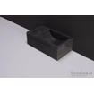 Forzalaqua Venetia Xs fonteinbak 29x16x10cm wasbak Rechts 0 kraangaten Natuursteen Hardsteen gezoet SW67678