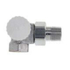 Heimeier V exact radiatorafsluiter dubbel haaks links 3/8 vernikkeld GA66994