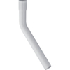 Geberit spoelbocht met lijmmof voor verlenging buis of bocht 30x10cm 44mm 45wit 0711153