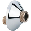F GROHE S koppeling met rozet per stuk 1/2x1/2 chroom 0434847