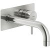 Royal plaza Seto wastafelkraan inbouw - 20cm uitloop - geborsteld nikkel SW96847