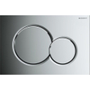 Geberit Sigma01 bedieningsplaat - 2-toets spoeling - ronde knoppen - glans chroom 0700519