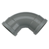 Wavin PVC manchet bocht 90° mof/mof 160mm SN4 2110156