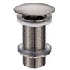 Royal Plaza Merlot wastafelplug 1 1/4" niet afsluitbaar geborsteld messing SW158759