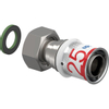 Uponor S-Press Plus pers schroefkoppeling m. wartel bi.dr. 25mmx3/4 SW246216