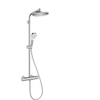 Hansgrohe Crometta S240 Vario Showerpipe douchesysteem thermostaat hoofddouche Crometta S 240 Rain douchearm lengte 350 mm Crometta Vario handdouche doucheslang chroom SW105935