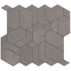 Atlas Concorde Boost Mozaiektegel - 30x35cm - 9mm - gerectificeerd - Porcellanato - Smoke (Antraciet) SW1129654