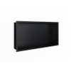 Looox BoX nis - 60X30X7cm - inbouw - met flens - zwart mat SW546703