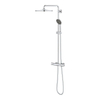 GROHE Vitalio Regendoucheset - hoofddouche 31cm - handdouche rond - thermostatisch - chroom SW710608