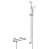 GROHE Grohtherm 500 thermostatische douchemengkraan met glijstang en handdouche chroom SW710638