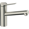 Hansgrohe Zesis eengreeps keukenmengkraan 150 1jet rvs look SW730028