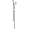 GROHE Tempesta 100 Glijstangset - 60cm - ronde handdouche - 2 straalsoorten - metalen doucheslang - chroom SW762609