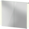 Duravit Ketho 2 spiegelkast met 2 deuren met led verlichting en wastafelverlichting 80x70x15.7cm met sensorschakelaar wit SW773901