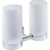 Duravit Starck T Tandenborstelhouder - dubbel - matglas - chroom SW788788